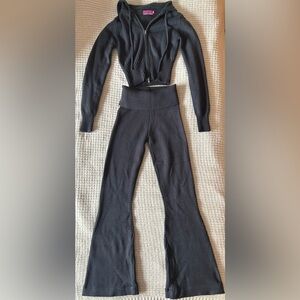 NWOT Women's Edikted Knitted Hooded Cardigan Set